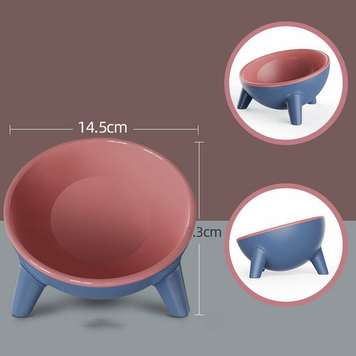 Cat Dog Bowl With Stand,Feeding Food Bowls.