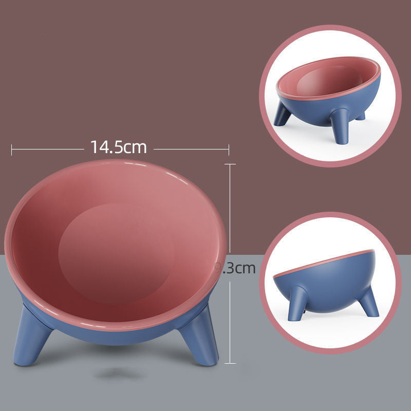 Cat Dog Bowl With Stand,Feeding Food Bowls.