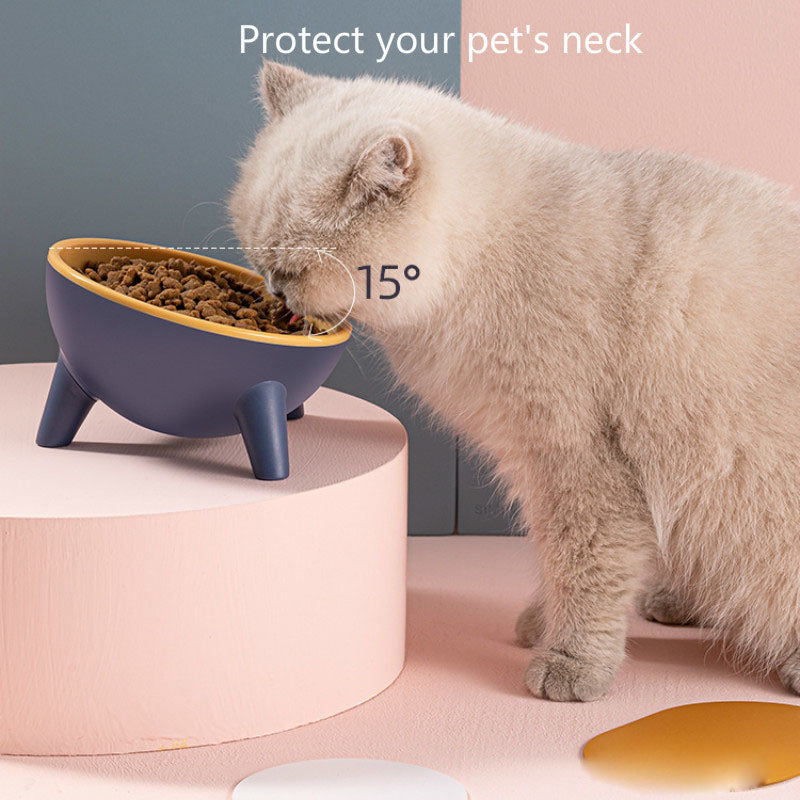 Cat Dog Bowl With Stand,Feeding Food Bowls.