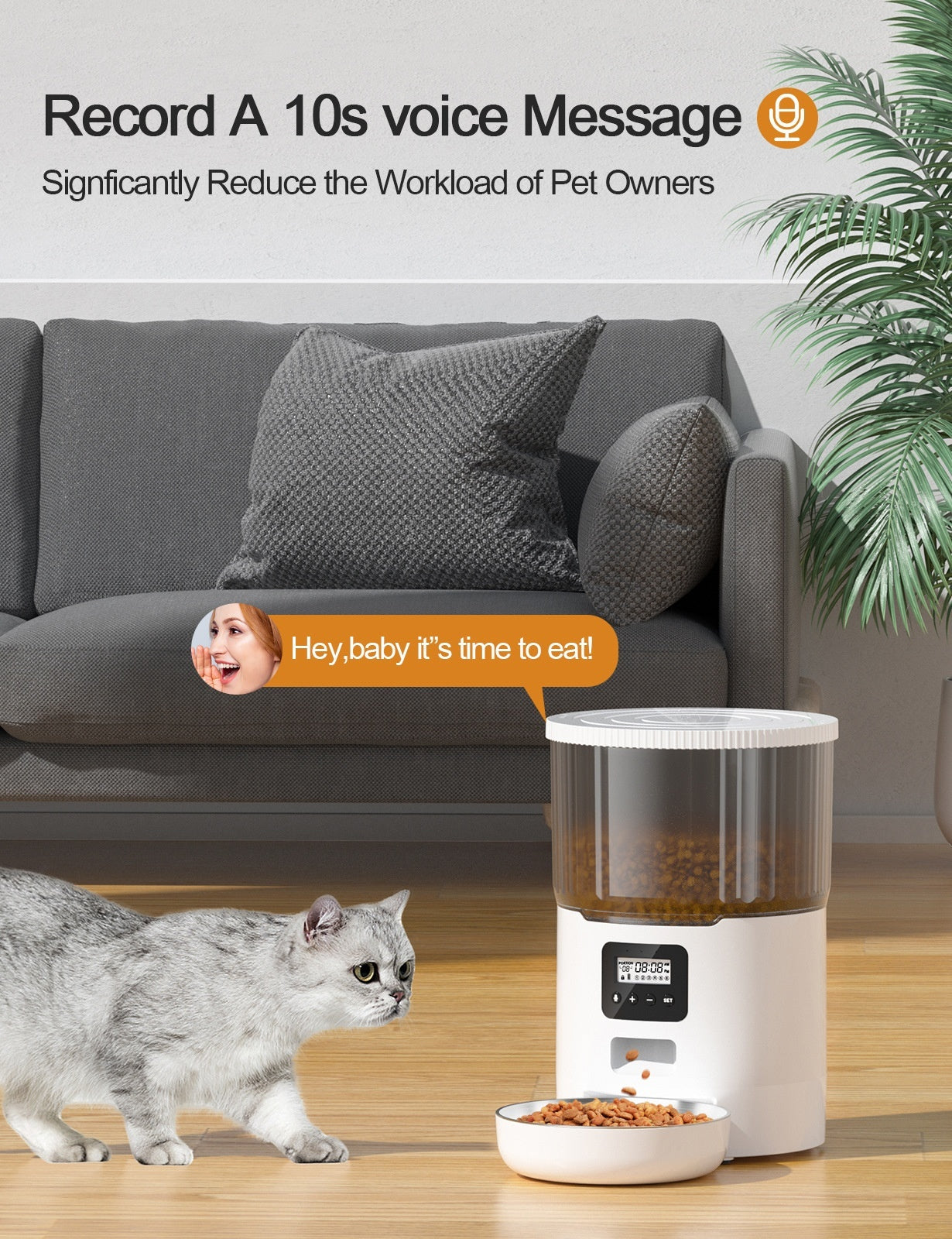 Cat/Dog Smart Automatic Pet Feeder.