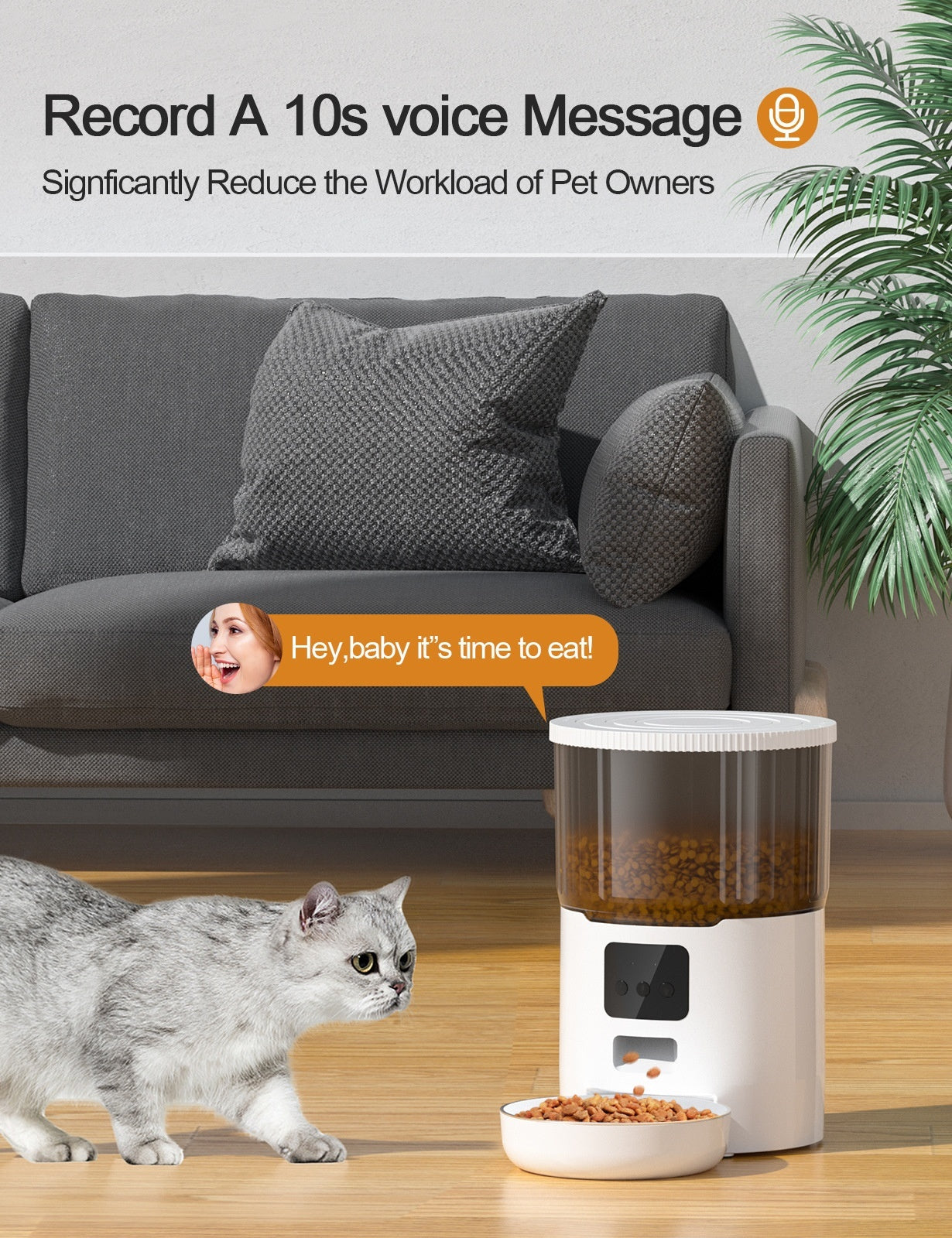 Cat/Dog Smart Automatic Pet Feeder.