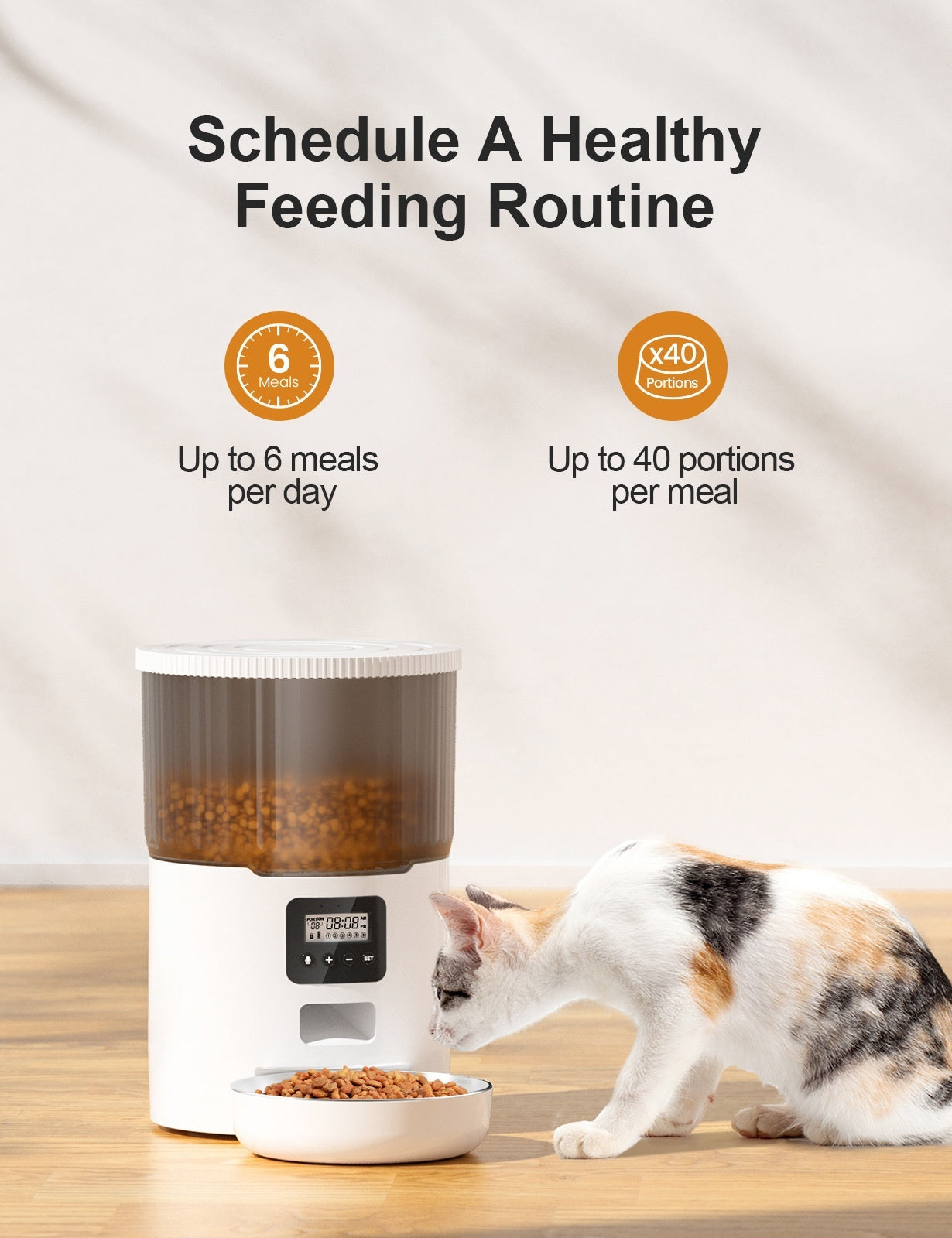 Cat/Dog Smart Automatic Pet Feeder.