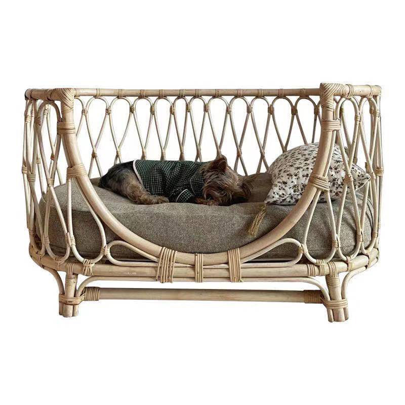 Dog/Cat Handmade Rattan Woven Bed/Sofa.