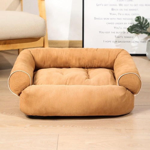 Luxury Plush Pet Sofa Bed - Cozy Haven For Dogs And Cats.