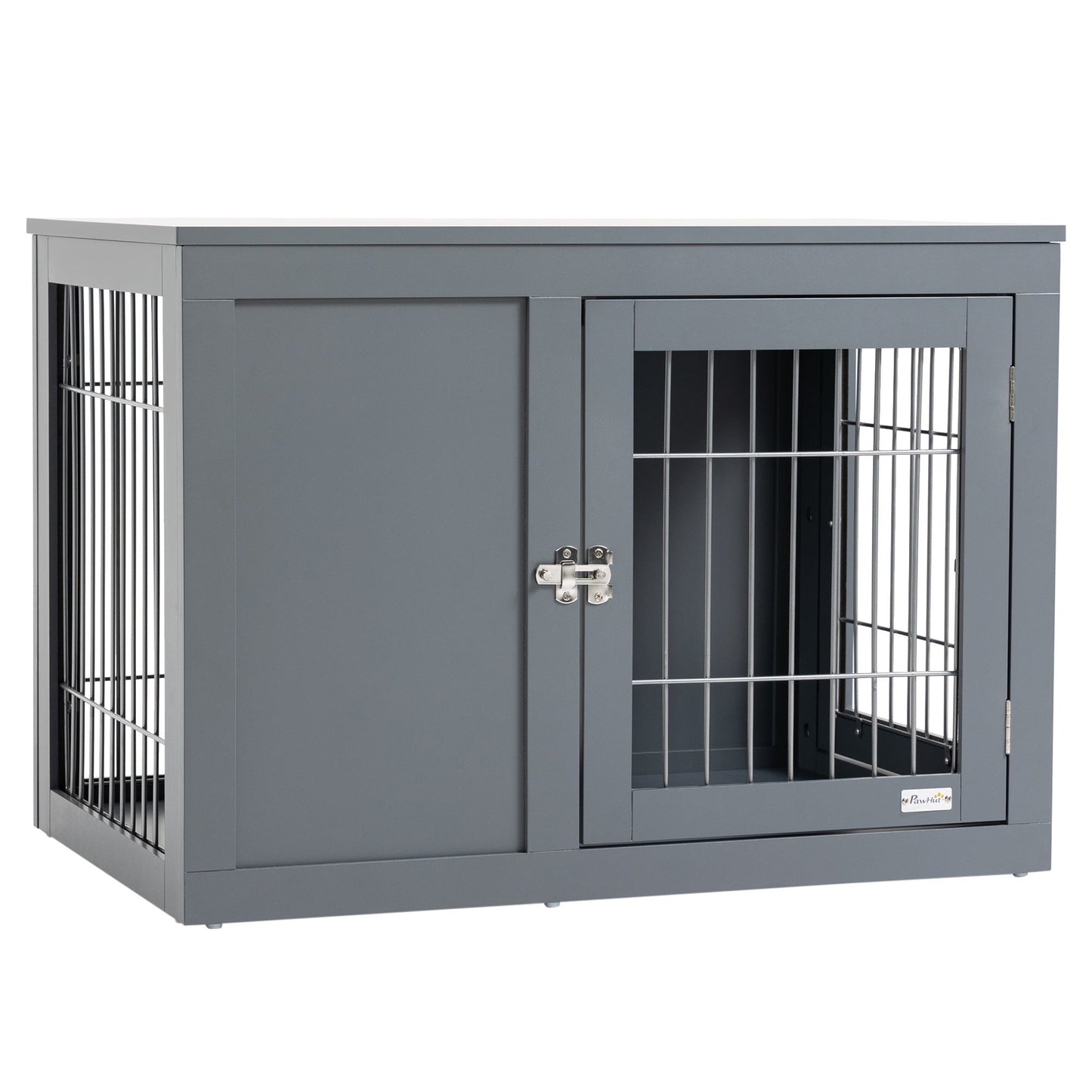 Metal Indoor Dog Cage, Double Door End Table.