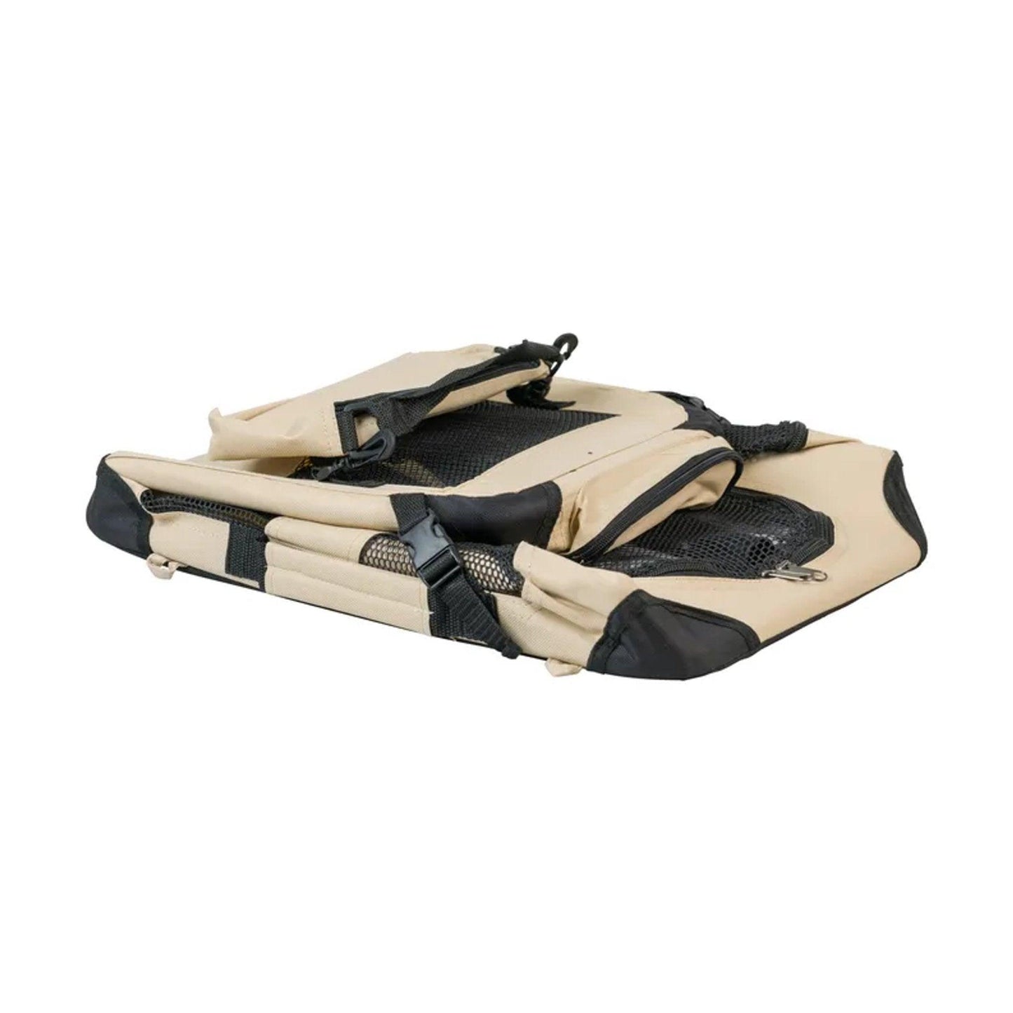 Folding Soft Dog Crate Pet Travel Carrier - Beige.