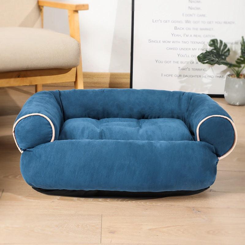Luxury Plush Pet Sofa Bed - Cozy Haven For Dogs And Cats.