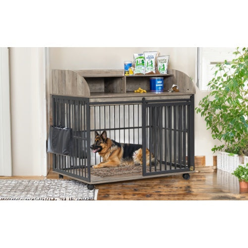 Wooden Kennel Is Suitable For Large Medium.