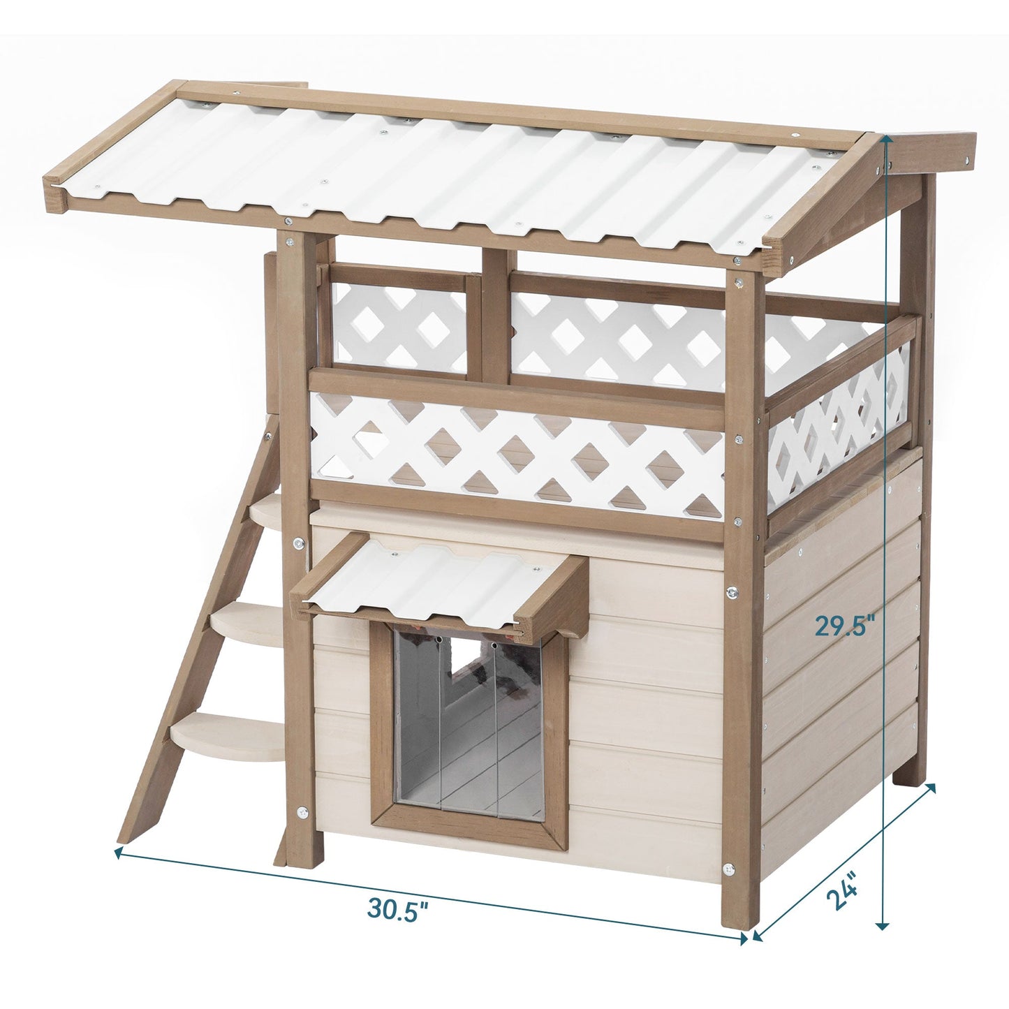 Feral Cat House Outdoor/Indoor Kitty House.