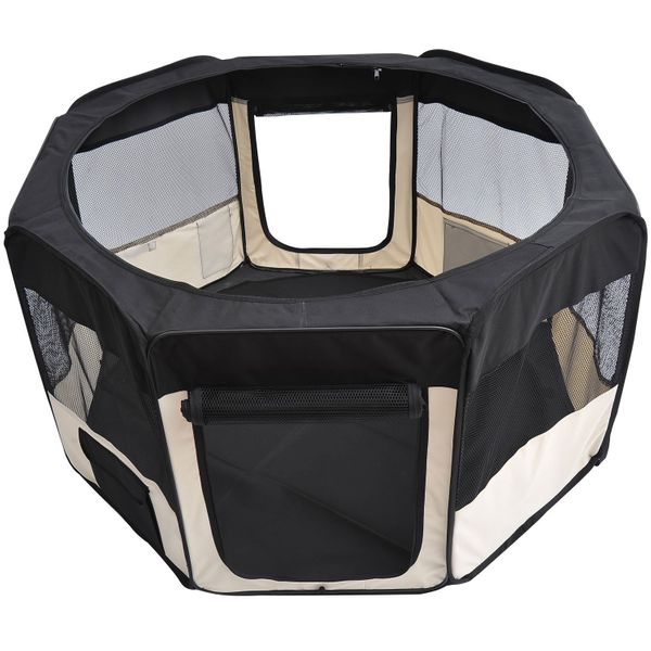 49.2-inch Soft Pet Playpen Folding Tent Kennel Cat Or Dog.