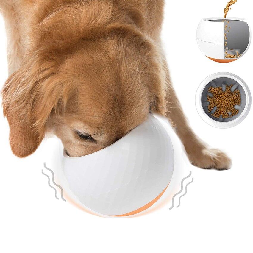 Dog Slow Feeder Bowl Wobbler Toy for Small Medium Dogs/Cats.