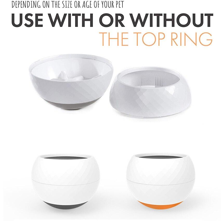 Dog Slow Feeder Bowl Wobbler Toy for Small Medium Dogs/Cats.