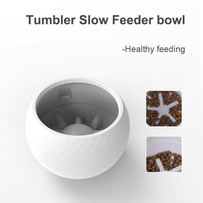 Dog Slow Feeder Bowl Wobbler Toy for Small Medium Dogs/Cats.
