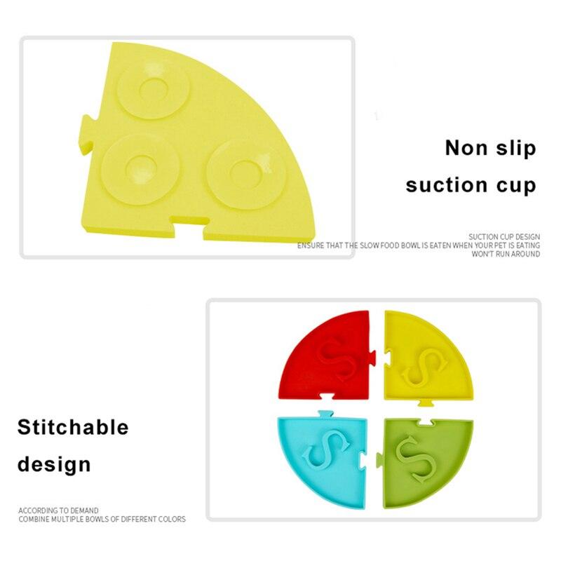 Silicone Bowl For Dogs And Cats. Slow Eating Feeding Food Bowls Portable.