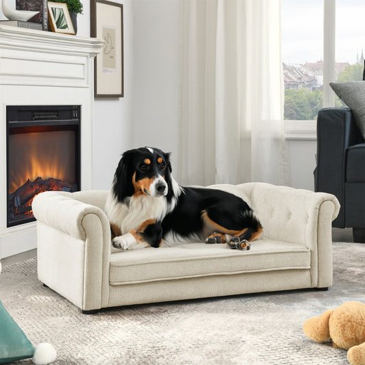 Elegant Rectangle Pet Bed For Medium And Large Dogs, Durable Elevated,Comfortable Dog Bed.