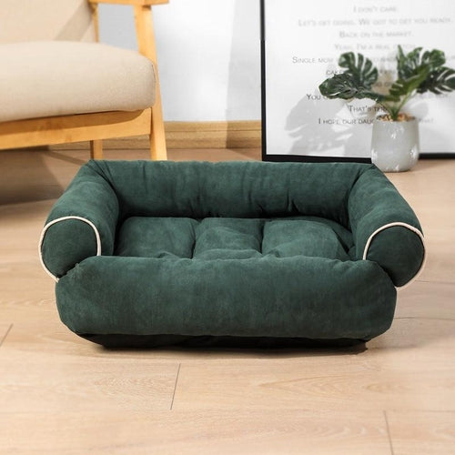 Luxury Plush Pet Sofa Bed - Cozy Haven For Dogs And Cats.