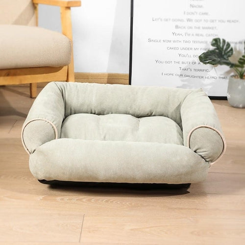 Luxury Plush Pet Sofa Bed - Cozy Haven For Dogs And Cats.
