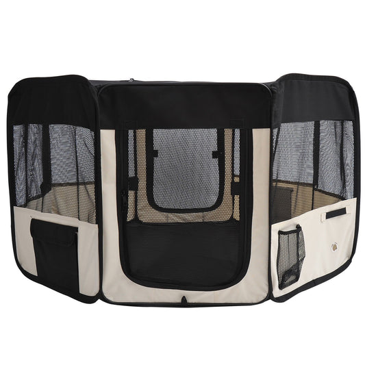 49.2-inch Soft Pet Playpen Folding Tent Kennel Cat Or Dog.