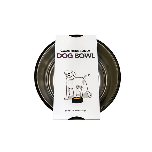 Premium Non-Slip Stainless Steel Dog Bowl for Medium to Large Breeds.