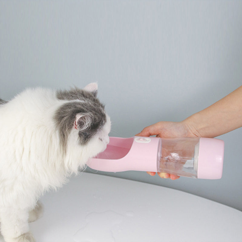 Portable Pet Food & Water Bottle.