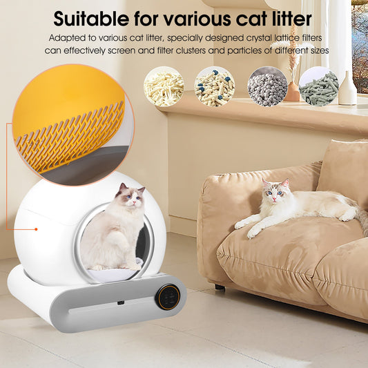 Self-cleaning Litter Box, Automatic Scooping And Deodorization.
