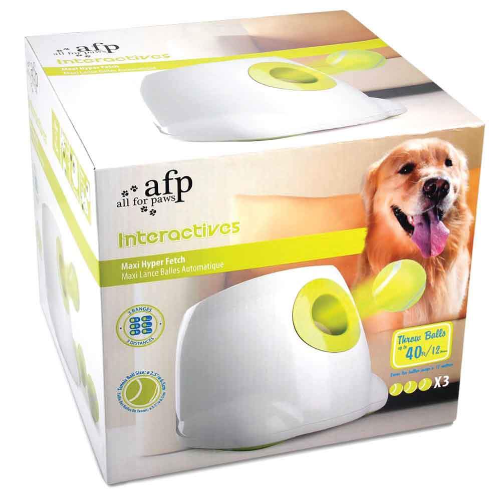 Hyper Fetch Maxi Dog Ball Thrower - Large Interactive Pet Toy Launcher.