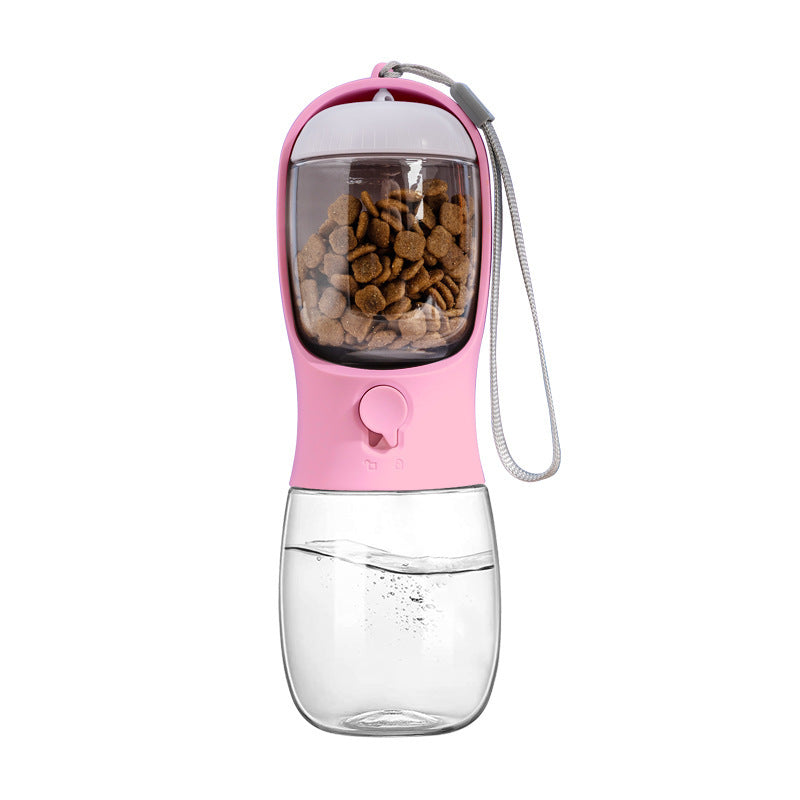 Water Bowl/Food Container Portable Pet Dispenser.
