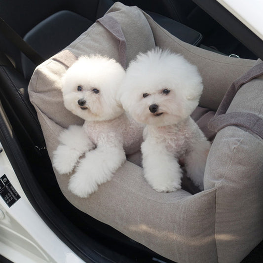 Dog/Cat Car Carrier Seat.  Waterproof And Portable Car Seat Safety Travelling.
