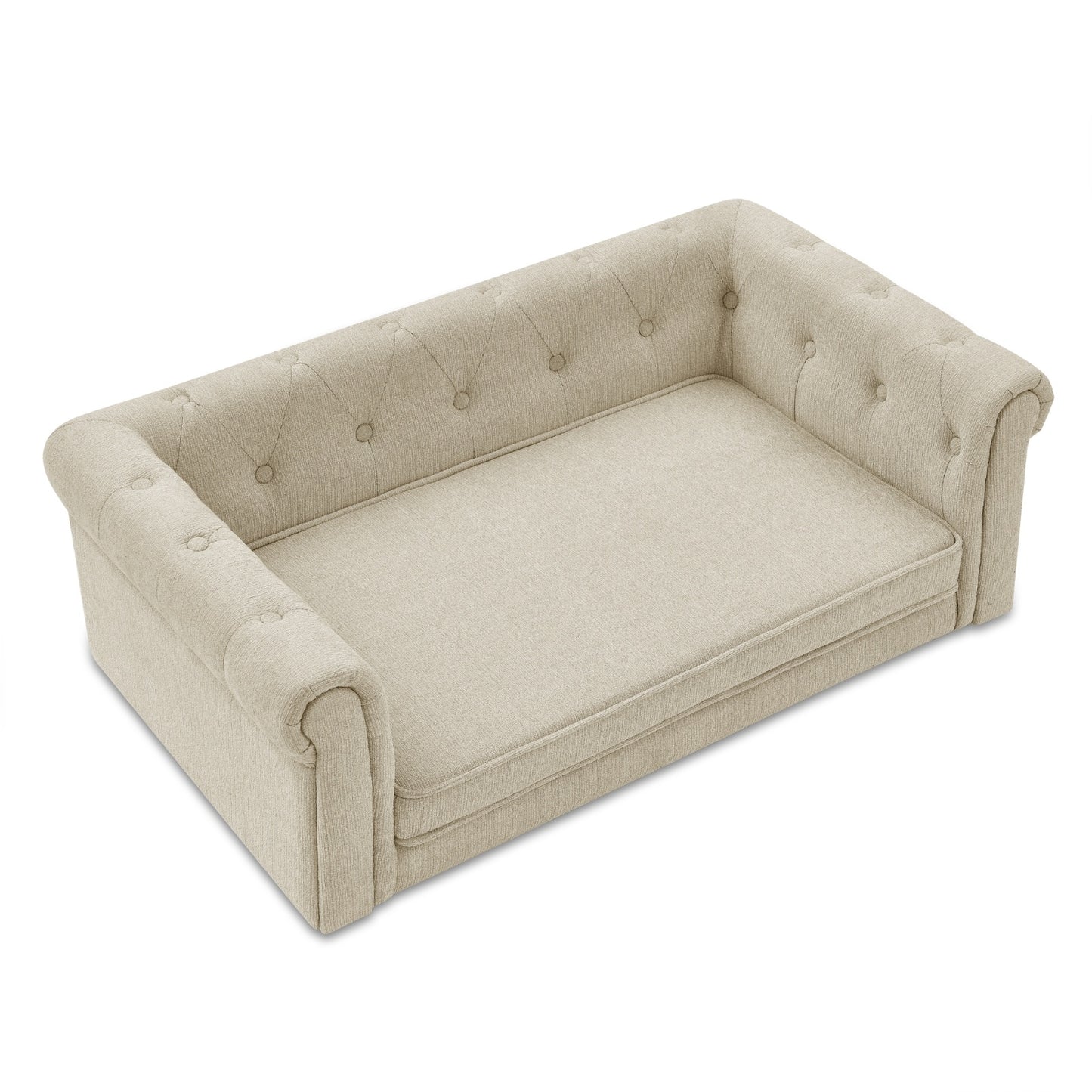 Elegant Rectangle Pet Bed For Medium And Large Dogs, Durable Elevated,Comfortable Dog Bed.