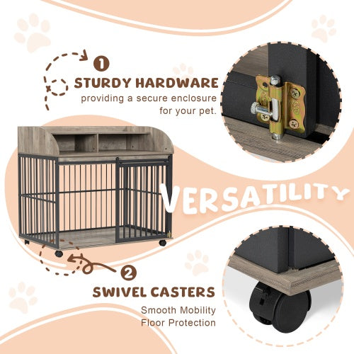 Wooden Kennel Is Suitable For Large Medium.