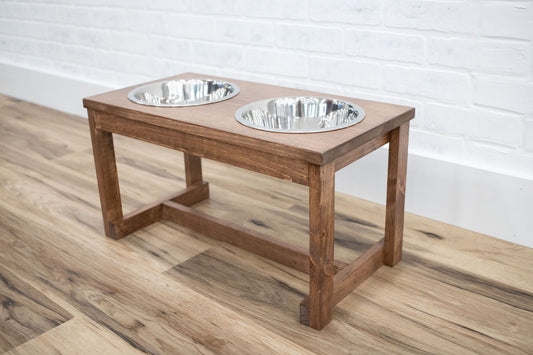 Elevated Dog Bowl Stand, Raised Pet Feeder.