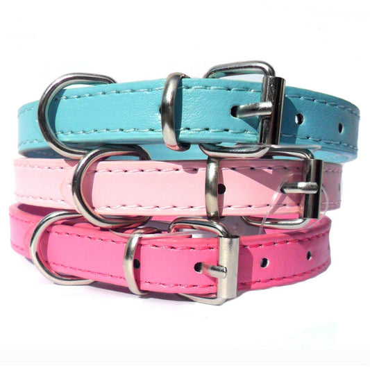 Kensington Plain Dog Collars.
