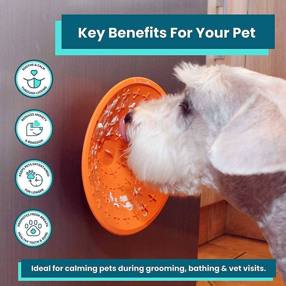 Lickimat Splash Bowl Slow Feeder Treat Bowl For Dogs & Cats.