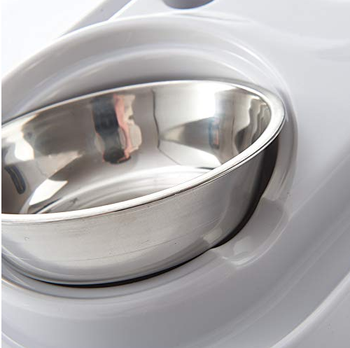 Stainless Steel Pet Bowls with Automatic Water Bottle.
