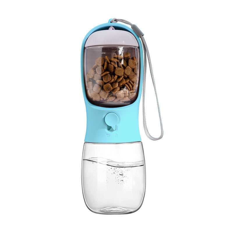 Water Bowl/Food Container Portable Pet Dispenser.