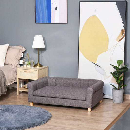 Modern Sofa Cat or Large Dog Bed W/ Removable Seat Cushion.