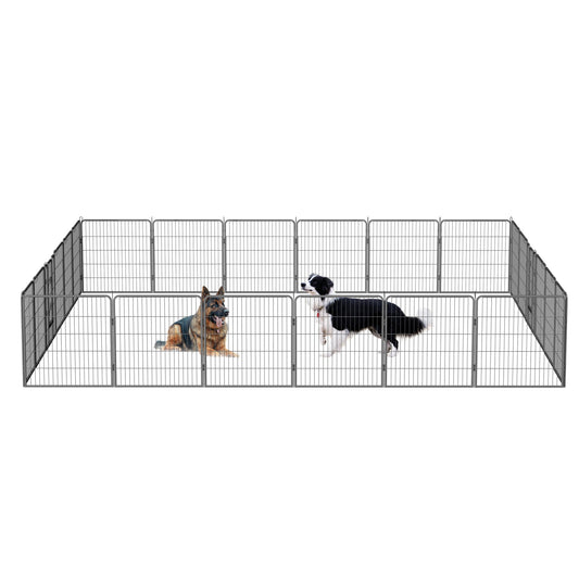 Dog Pens Outdoor 32" Height Foldable24 Panels.