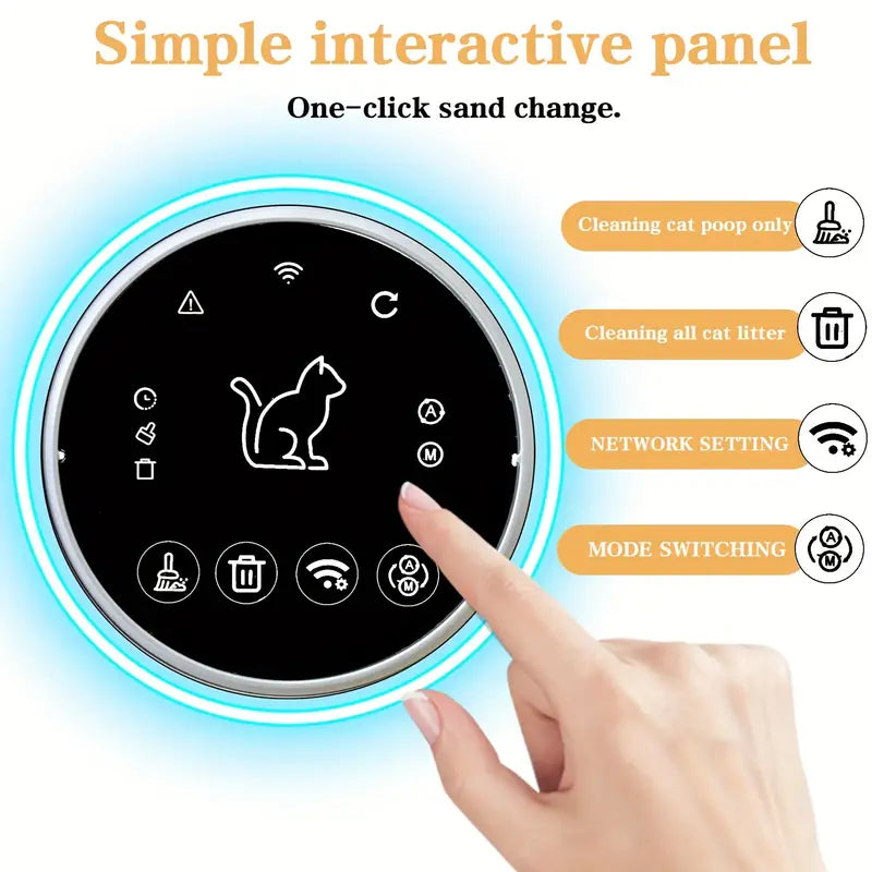 Self-Cleaning Cat Litter Box – Upgraded Automatic Litter.