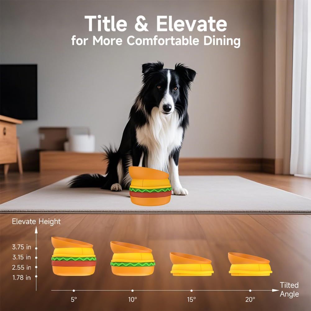 Pet Multi-Functional Five-In-One Bowl.