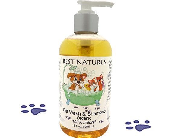 Organic Pet Wash and Shampoo for our Furry Friends.