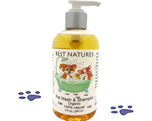 Organic Pet Wash and Shampoo for our Furry Friends.